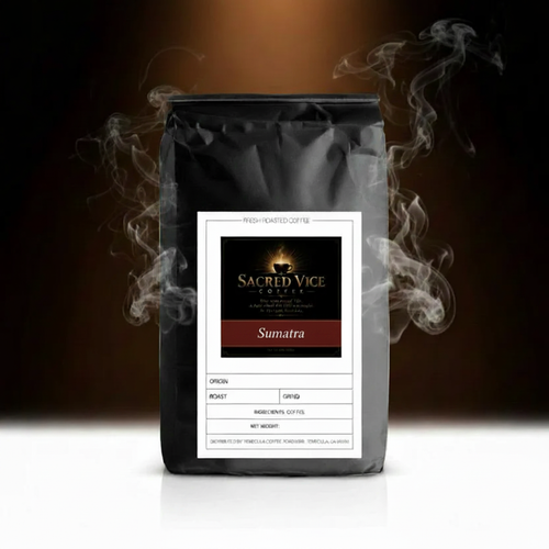 Sumatra coffee bag